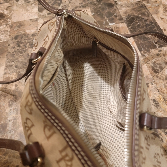 Dooney & Bourke Signature Canvas Barrel Bag - Picture 2 of 13